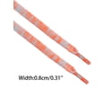 thumbnail image 3 of INSPIRE CHIC Flat Colorful Shoelaces Gradient Colors Shoe Laces for Sneakers 2 Pairs 80cm/31.50" Orange, 3 of 4