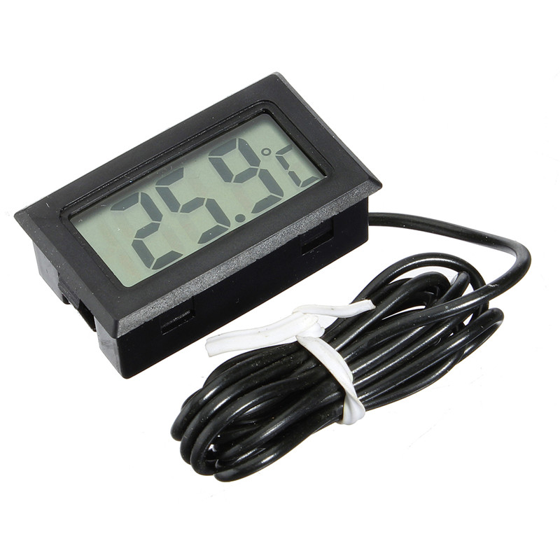 Aquarium LCD Digital Thermometer Temperature Gauge Fish Tank Water
