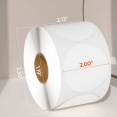 thumbnail image 3 of Dosaele thermal labels round Thermal label round Thermal stickers Adhesive Tape Circle Thermal Sticker Labels Self Round Direct Multi Purpose Roll Stickers For Business, 3 of 4