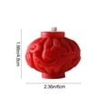 thumbnail image 3 of HuiXinOu Scented Candle in Lantern, New Year Festival Holiday Gift Decor Ornament for Home Desk Mantle, Aromatherapy Soy Wax Candle, Red, 3 of 6