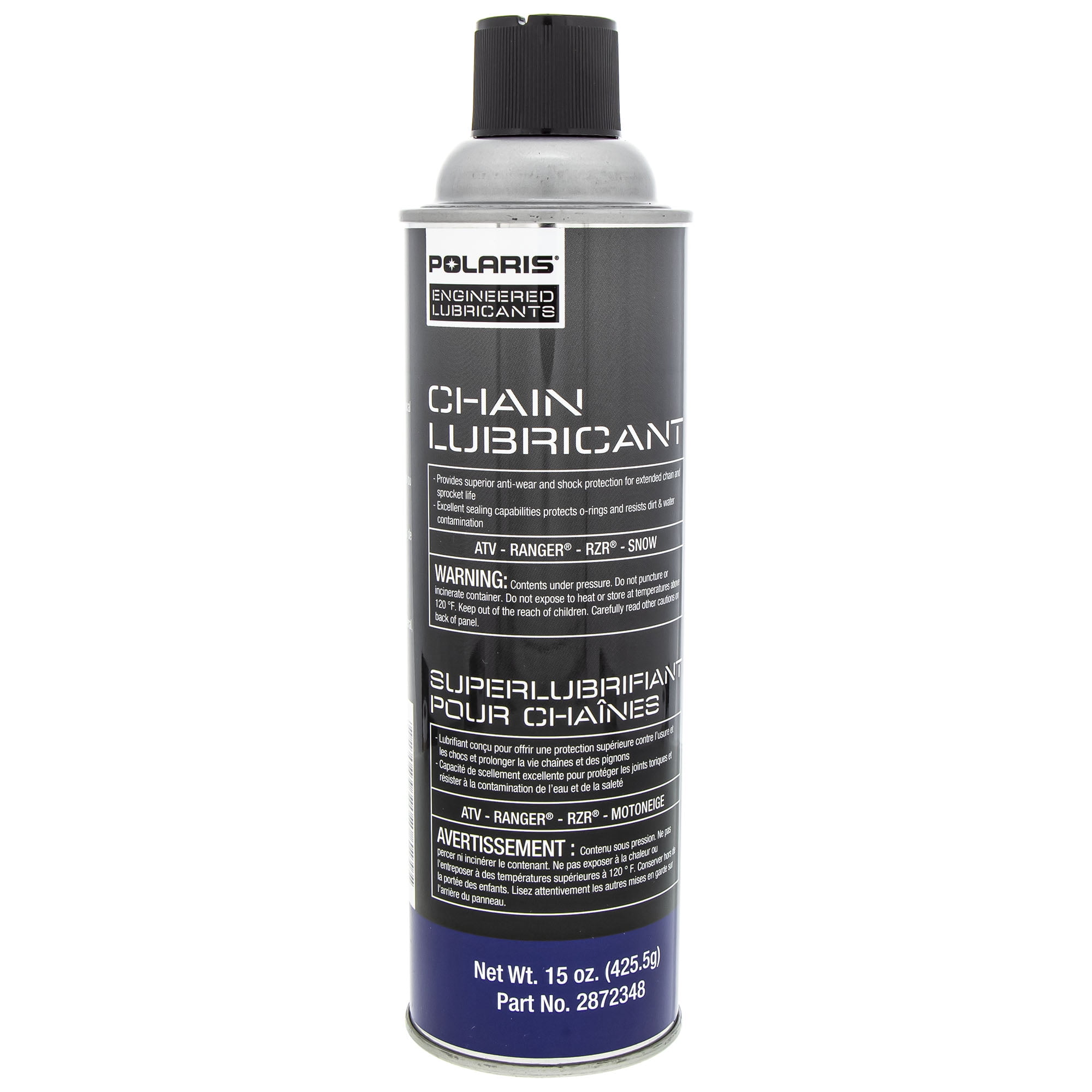 Polaris 2872348 Genuine OEM 15 oz. Aerosol Chain Sprocket Lubricant Ranger RZR General ATV