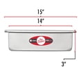 thumbnail image 2 of Fat Daddio's Anodized Aluminum Square Cake Pan Solid Bottom,  14 x 14 x 3 Inch, 2 of 2