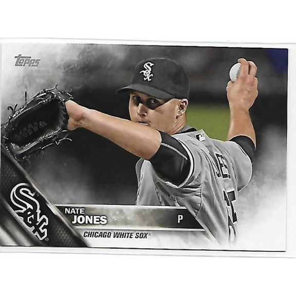 2016 Topps Team Sets Chicago White Sox #CWS-17 Nate Jones NM-MT Baseball Card Chicago White Sox MLB Baseball Trading Card