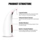 thumbnail image 3 of Dispensador automático de jabón de 300 ml, dispensador de jabón infrarrojo sin contacto, dispensador desinfectante (1 porcelana blanca), 3 of 5
