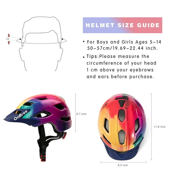 Kids Helmet, Adjustable Safety Lightweight Kids Bike Helmet, For Kids Skate Bike Scooter Boys And Girls Bike Helmets For Kids 5-14 Years Old