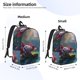 thumbnail image 2 of Balery Pond Cute Axolotl Mochila Clásica Impresa Básica para Viaje, Mochila Escolar Resistente al Agua, Mochila de Lona con Correas Ajustables-Medium, 2 of 5