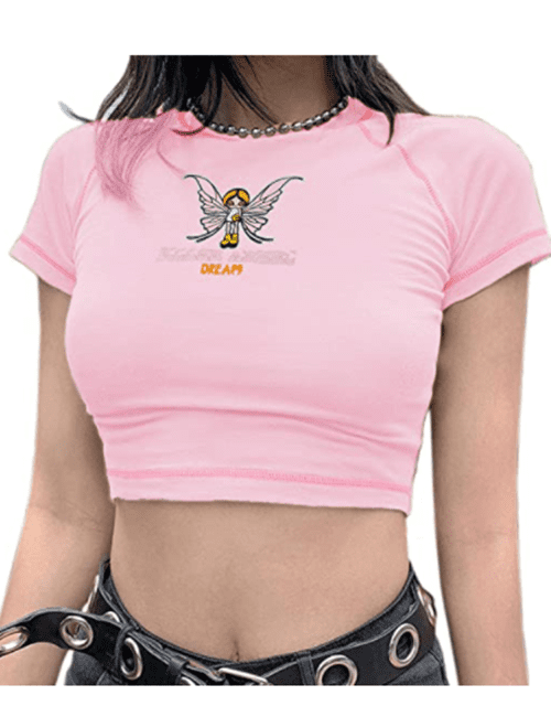 Women's Basic Crop Tops Stretchy Casual 