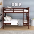 thumbnail image 3 of DHP Bailen Convertible Solid Wood Bunk Bed, Twin-over-Twin, Nutmeg, 3 of 17
