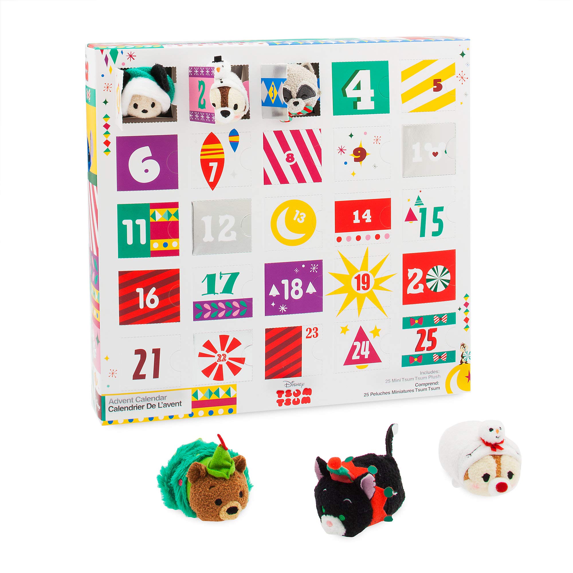 Disney Tsum Tsum Plush Advent Calendar Mini No Color Walmart