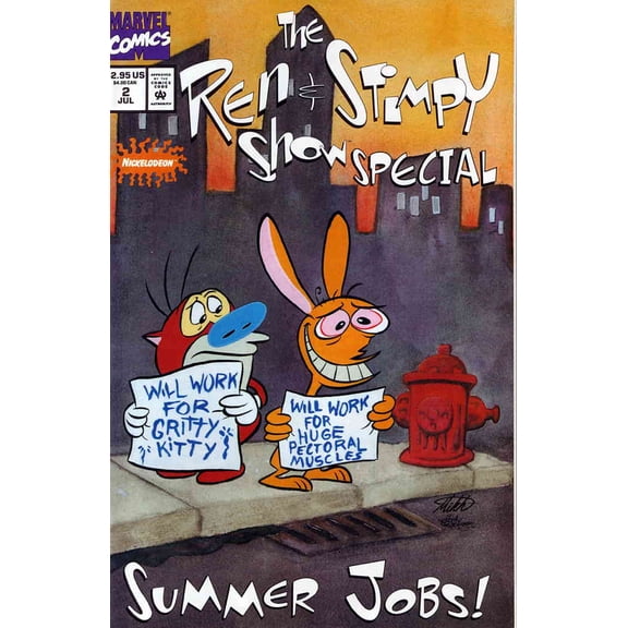 Ren And Stimpy Show Special #2 VF ; Marvel Comic Book