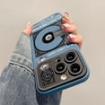 thumbnail image 3 of Funda de silicona con todo incluido para iPhone, carcasa de teléfono móvil con ventana de grabación de CD, adecuada para iPhone 15, 14, 13, 12, 11, XR, X, XS, 8, 7 Plus Pro Max, 3 of 5