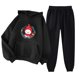 thumbnail image 1 of Puntoco Sudadera con capucha para mujer, sudadera con bolsillo de manga larga, pantalones de moda para mujer, conjunto de sudadera con estampado navideño, liquidación Puntoco Puntoco-331, 1 of 2