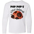 thumbnail image 3 of Inktastic Pop Pop's Little Ladybug Long Sleeve Youth T-Shirt, 3 of 5