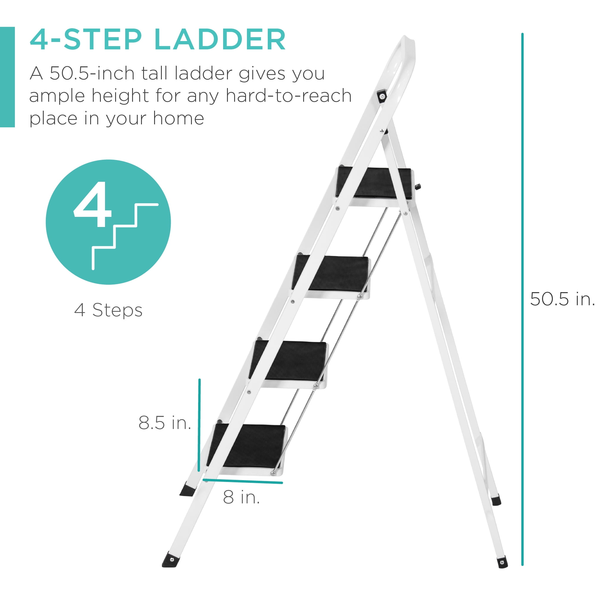 Details about   Folding Kick 2 or 3 stepped up household ladder step ladder ladder folding ladder r Trittleiter Leiter Klappleiter data-mtsrclang=en-US href=# onclick=return false; 							show original title 