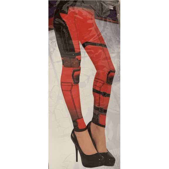 AMSCAN - Marvel Lady Deadpool Leggings (Adult Standard)