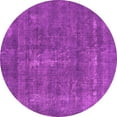 thumbnail image 1 of Ahgly Company Indoor Round Oriental Pink Industrial Area Rugs, 3' Round, 1 of 4