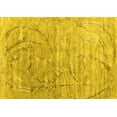 thumbnail image 1 of Ahgly Company Indoor Rectangle Abstract Yellow Contemporary Area Rugs, 5' x 7', 1 of 4