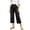 AA-Black, variant on Womens Striped Wide Leg Jeans Mid Rise Baggy Boyfriend Trendy Loose Fit Causal Denim Pants Trousers Light Blue M