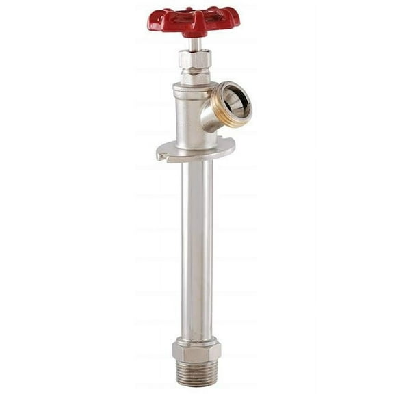 Homewerks Faucet  6 in. Frost-Proof Sillcock Plated Chrome - 6 in.