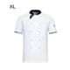 thumbnail image 4 of Delantal de cocina profesional Sonducket con hebilla de tela transpirable Resistente al desgaste color Blanco, 4 of 6