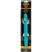 Angle View: Lion Brand Crochet Hook, Size Q19, Turquoise