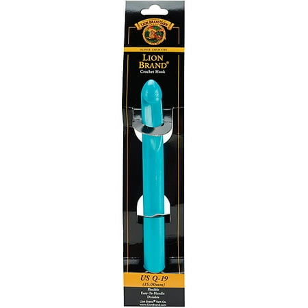 Lion Brand Crochet Hook, Size Q19, Turquoise