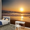 thumbnail image 2 of Peel and Stick Wallpaper Waterproof Beautiful sunrise sea Wall Mural Decor Self Adhesive and Removable 100in x 144in, 2 of 8