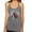 Premium Heather, variant on Rainbow Painted Manatee Dean Russo Design Animal Lover Women Tri-Blend Racerback Tank Top, Vintage Red, Large