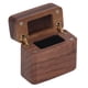 thumbnail image 3 of Caja De Anillo, Tapa Magnética, Estilo Elegante, Material De Nogal, Caja De Anillo De Boda Portátil Compacta Para Joyería ANGGREK Otros, 3 of 8