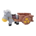 thumbnail image 2 of Figura de burro, adorno de mesa, cenicero, colección de artesanías, escultura animal Tirando de un carro, 2 of 9