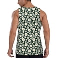 thumbnail image 6 of Rocae White Daisies and Bee for Men's Workout Tank Top Men's Running Tank Top Dry Fit Athletic Workout Tank Tops4X-Large, 6 of 9
