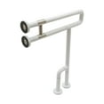 thumbnail image 6 of Modern White Wall-mounted Toilet Grab Bars Tub Rail Safety Handrails Handicap for Bathroom Hand Grips, 6 of 20