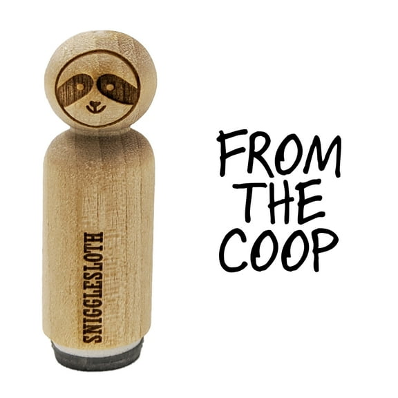 From the Coop Egg Rubber Stamp for Scrapbooking Crafting Stamping - Mini 1/2 Inch