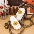 thumbnail image 3 of Pantufla Zapatillas de calabaza para Halloween, pantuflas mullidas de felpa, antideslizantes, divertidos regalos de Halloween Likrtyny  Tenis De Mujer Tenis De Hombre, 3 of 7