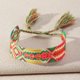 thumbnail image 1 of Pulsera de tela de lujo étnica de Nepal J ADORE bordado carta borlas tejidas a mano pulseras para Mujeres Hombres regalo de amistad Tan Jianjun  unisex, 1 of 2