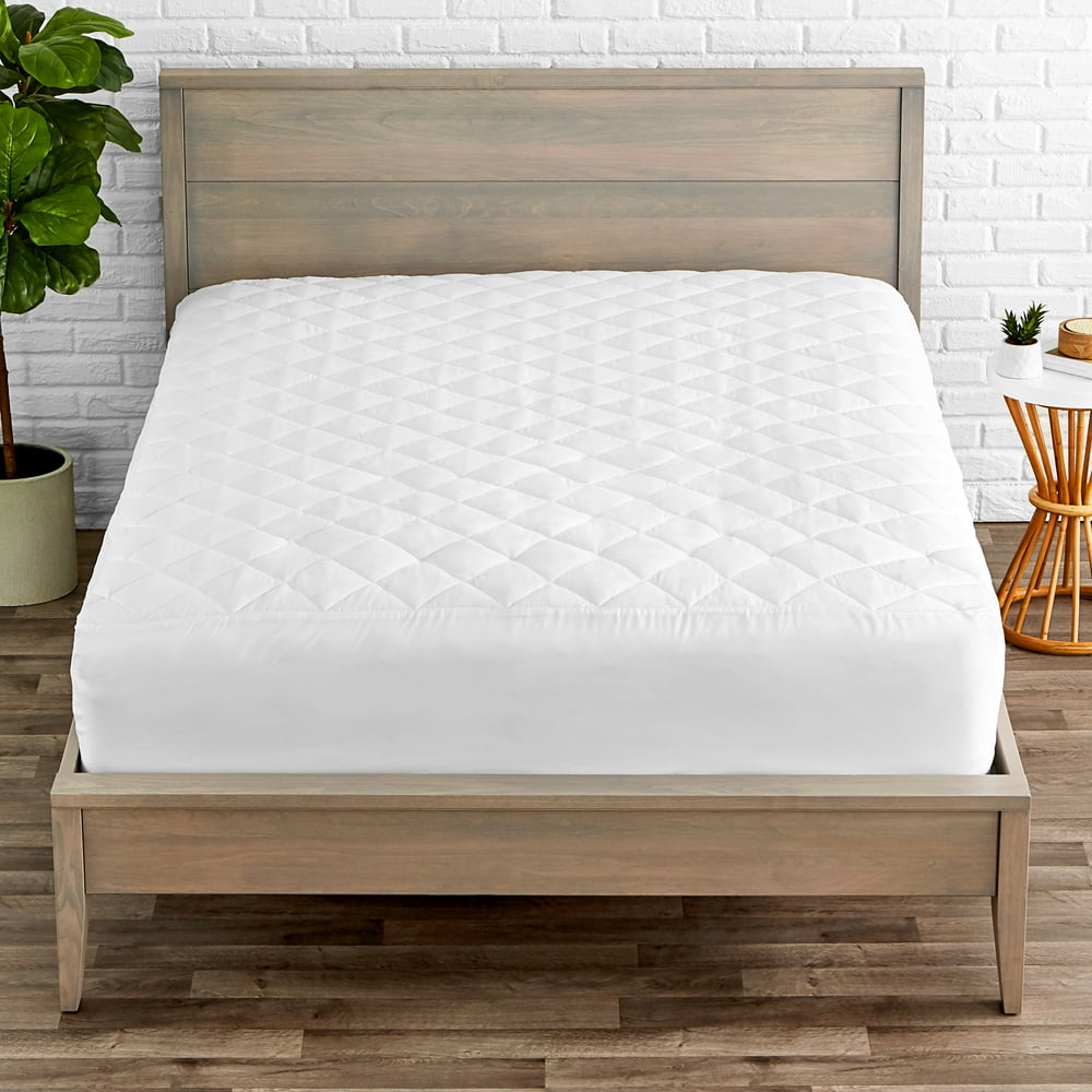 Bare Home Quilted Fitted Mattress Pad (Queen)
