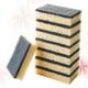 thumbnail image 2 of FELTECHELECTR 8 estropajos multiusos antiarañazos para limpiar platos, utensilios de cocina, esponja antiadherente para cocina y baño (negro), 2 of 7