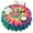 Colorful Rainbow Tie, variant on Rainbow Tie Dye Mandala Pattern Round Tablecloth 60"x60",Wrinkle Wipeable Table Cloth for Kitchen Dining Room Picnic Patio Party