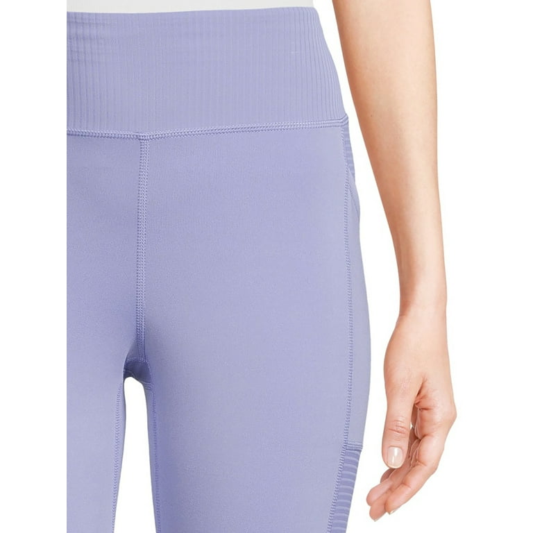 Avia Black Pants Women's Size Small Blue Leggings Purple Yoga Activewear  Stretch