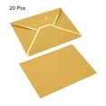 thumbnail image 3 of Unique Bargains V Flap Invitation Envelopes, Wedding, Golden, 10 Pack, 3 of 5