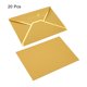 thumbnail image 3 of Uxcell B6 Luxury V Flap Sobres de invitación con borde dorado, paquete de 10 dorados, 3 of 5