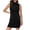 Black, variant on Skirt Sets for Women 2 Piece Outfits Summer Matching Set Sleeveless Tank Tops Drawstring Mini Skirt Set