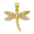 thumbnail image 1 of 14K Yellow Gold Charm Pendant Themed 22 mm 23 DragoNFLy, 1 of 3