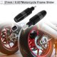 thumbnail image 2 of Slider de marco de motocicleta de 8mm, protector de guardabarros de aleación de aluminio, protección contra choques, 21mm, 117mm, tono titanio, 2 Pcs, 2 of 7