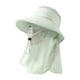 thumbnail image 3 of Sombrero para el sol al aire libre cómodo con cubierta facial para senderismo, camping y deportes al aire libre. Verde, 3 of 9