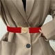 thumbnail image 4 of Buckle Thin Waist Belt Women's Decorative Waistband With Skirt Elastic Narrow Belt Versatile Waistband, 4 of 6