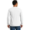 thumbnail image 5 of Gildan Heavy Cotton Long Sleeve T-Shirt for Men, Plain Long Sleeve Tee 100% Cotton, White Pack 6 3XL, 5 of 5