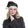 thumbnail image 5 of Cauagu Spider Web for Adult Christmas Hat,1-Pack Xmas Holiday Hat Santa Hat for Women & Men Festive Headwear Accessories Fit for Christmas/New Year/Party, 5 of 6