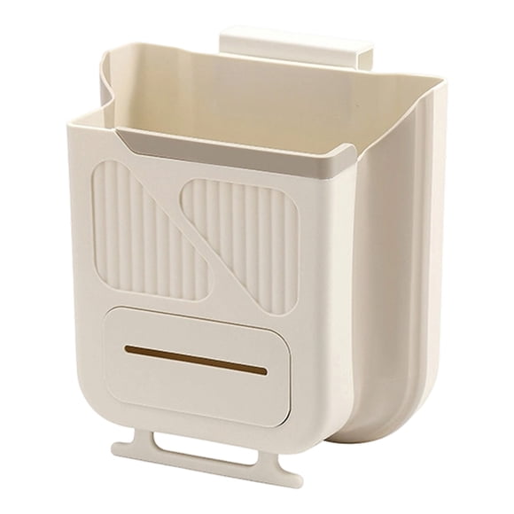Sac à Ordures Poubelle Pliable Suspendue Poubelle de Cuisine Poubelle Pliable Suspendue Boîte de Rangement pour Déchets Multifonctionnelle Grande Capacité pour Armoire Cuisine Salle de Bain Sac à Déchets,Sac à Ordures de Cuisine,Plas