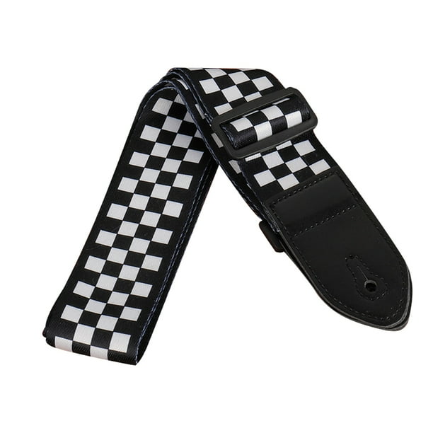 Correa Correas de poliéster para guitarra eléctrica, balada de estilo étnico, guitarras acústicas, cinturón de bajo, accesorio para instrumentos musicales Tomshoo Correa